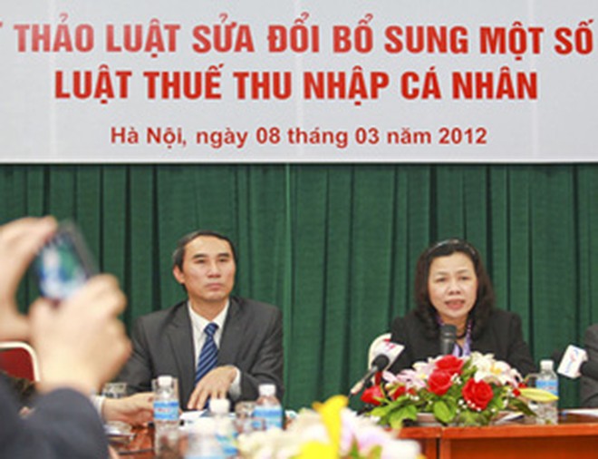 Dự luật thuế thu nhập cá nhân bị phản đối